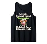 Ich bin Second Hand Vegetarier! Kuh isst Gras tees