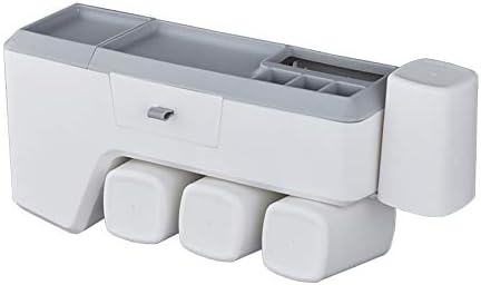 Toothbrush Racks Paper Pumping Electric Punch Free Toothbrushing Cups Wall Mounted Mouthwash