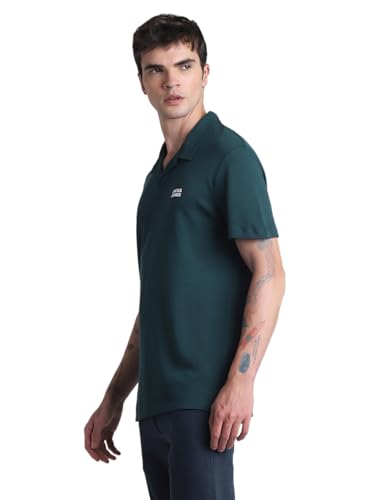 Image of Jack & Jones Polo Collar Slim Fit Pure Cotton T-Shirt