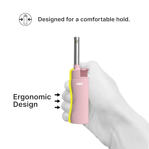image for MK Lighter Candle Lighters, Windproof Flame, Ideal as Lighters for Can