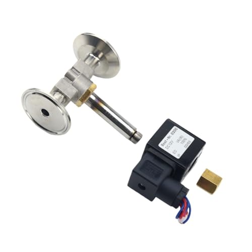 Électrovanne acier inoxydable Tri Clamp K25.4mm NO AC220V robuste - 8