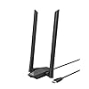 BrosTrend 1800Mbps Antena WiFi USB para PC USB WiFi 6 Largo Alcance Doble Banda 5GHz(1201Mbps) y 2.4GHz(574Mbps) 802.11ax Adaptador WiFi USB Inalámbrico Receptor con USB 3.0 Solo para Windows 11/10