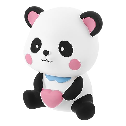 BESPORTBLE Tirelire Panda Incassable Animal Cartoon Boîte à Économies avec Ouverture Large et Bouchon Amovible pour Décoration Anniversaire Noël