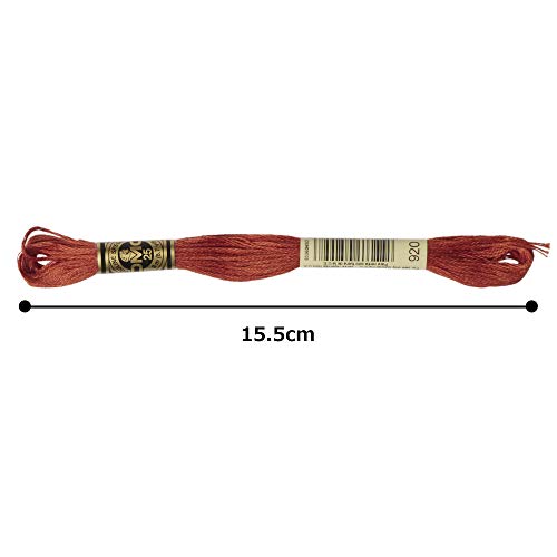 Image of DMC 6-Strand Embroidery Cotton Floss, Medium Copper