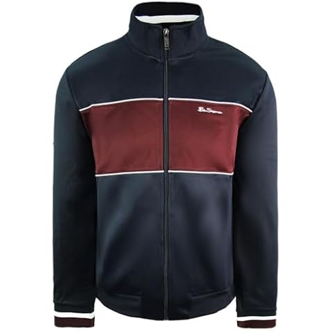 Ben Sherman Men's Navy Blue Track Jacket Cover