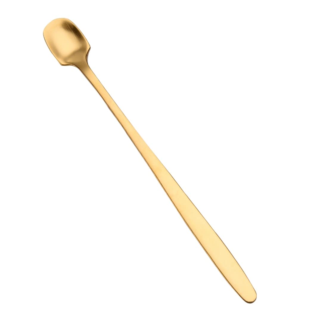 Cucharas de Café, Té 12 unids / set Copia de café Acero inoxidable Mini cucharaditas de oro Postre cuchara Helado Helado Sopa Cuchara Accesorios de cocina Cuchara para Cocinar，Cuchara de Sopa