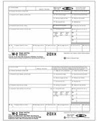 EGP IRS-Approved W-2 Tax Forms – 4-Up Condensed Laser Sheets For 25 Employees, Quadrant Format