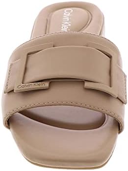 Calvin Klein Women's Tangelo Sandal, LITE Latte 110, 5 | Image 4
