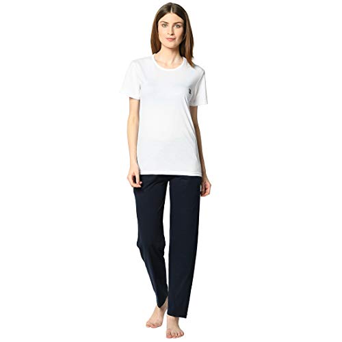 Image of Mack Jonney Cotton Regular Fit Womens Pajamas(Pack of 1-MACK632397)