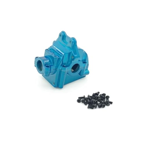 RC���[�V���O�p�[�c For WLtoys 144001 144010 144002 124019 124018 1/14 4WD RC�J�[ ���^���t�����g���A�E�F�[�u�{�b�N�X�V�F���J�[�A�b�v�O���[�h�X�y�A�p�[�c(Blue box)
