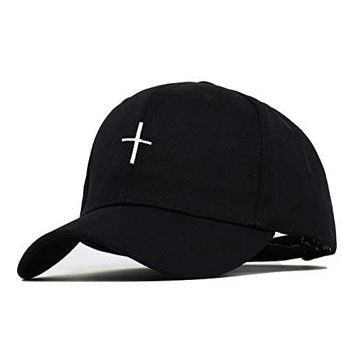 Image of Chensheng Cross Embroidery Baseball Cap,Adjustable Structured Dad Hat for Men Women Sun Hat
