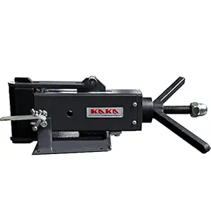 KAKA FB-4 Flat Steel Metal Brake Bender, 4-Inch Hand Operated Steel Bending Brake, 2.5 Tons Press Bending And Create Up To 90 Degree, High Flexibility, Easy Operation Sheet Metal Forming Bender