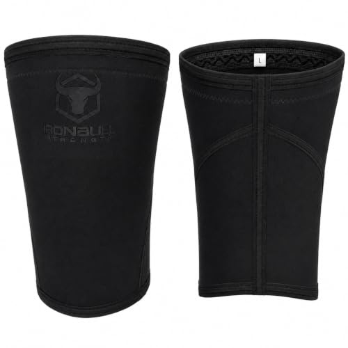 Iron Bull Strength Knee Sleeves 7mm 1 Pair - Compression Brace & Knee Sleeve For Weightlifting Powerlifting & Cross Training - Knee Support for Squats - Men & Women product thumbnail 10