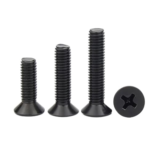 10-50PCS M1 M1.2 M1.4 M1.6 M2 M2.5 M3 M4 M5 M6 DIY Mini Micro Computer Small Cross Phillips Flat Bolt Notebook Screws(25mm,M1.4