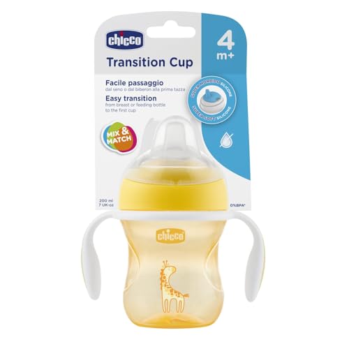 Copo transition 4M+ amarelo, Chicco