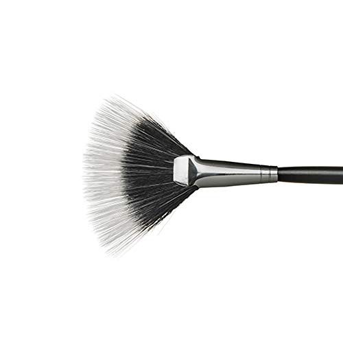 Pincel Leque, Belliz, Preto/Metal Prata