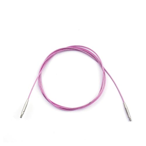 Image of Weabetfu Options Interchangeable Circular Knitting Needle Cable,Swivel 360 Inter.Cable for Circular Needle - 47inch(120cm)