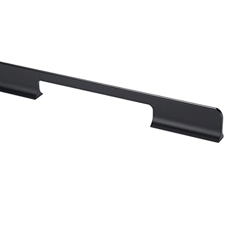 jiajulashou123 Perilla para Cajón de Muebles Tiradores de Puerta de Cocina Tiradores de Aluminio Tiradores de Gabinete Negros para Armario,Tocador,Dormitorio,Con Tornillos (length:600mm) Cover