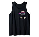 pug feet dog pocket lgbtq bisexual flag gay pride ally bi canotta