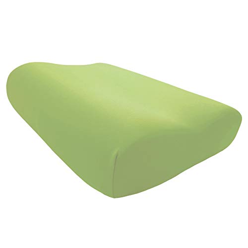Edda Lux - Funda para almohada Tempur Original S/M/L/XL | 50 x 31 cm | en 20 colores | funda de almohada para almohada cervical | algodón | Color: lima