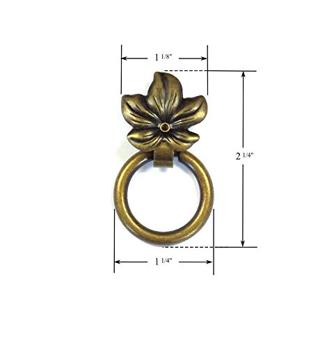 Alura Roller Window Shade Snap-On Metal Ring Pull - Small With Bronze Finish - No Tools Required! #TOP4