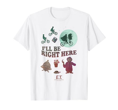 E.T. I'll Be Right Here Collage T-Shirt