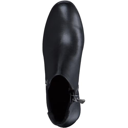 MARCO TOZZI Damen Chelsea Boots mit Lederanteil mit Absatz – Bild 4