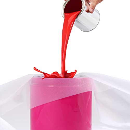 sourcing map 50 Mikron Nylon Mesh Filter Gewebte Netzfiltertuch für Malen Hausbrauen (39x50)