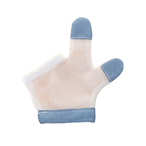 BESTYASH Baby Toddler Teething Gloves Half-finger Gloves Newborn Yarn Waterproof Comfortable Easy to Clean No Shrinkage