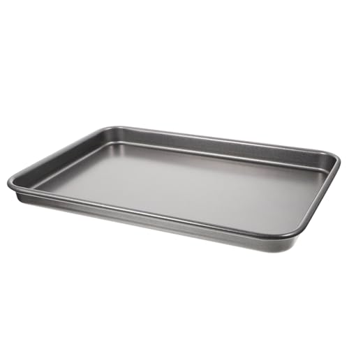 ULTECHNOVO Hoja Sartén Para Panecillos Suizos Sartén Para Pizza De Carbono Bandeja Para Hornear Bandejas De Pizza Cacerola Pizzería Pizca Placa Para Hornear Pizzas Acero Carbono Negro