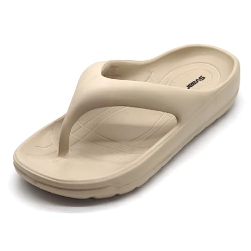 Image of SVAAR Soft EVA Slippers for Men | Stylish Anti-Skid Flip-Flops with Arch Support & Bouncy Sole | Lightweight Indoor Outdoor Comfort