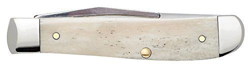 Image of Case WR XX Pocket Knife Natural Smooth Bone Mini Trapper W /Golf Tool Item #6022 - (6207G SS) - Length Closed: 3 1 /2 Inches
