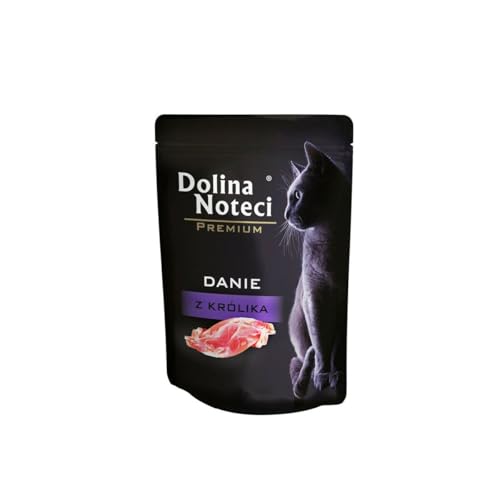 Dolina Noteci Karma dla Kotów, Królik, 10 x 85 g