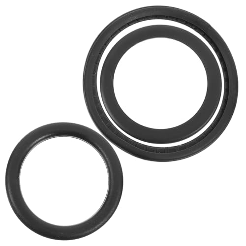 SOLUSTRE 1 Set Diaphragm Accessories Diaphragm Assembly Rings Ear Tips Replacement Parts Repair Accessories for Spare Part Black