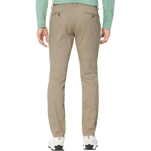 Mens Classic Fit Khaki Casual Chino Pants Whit Hidden Comfort Waistband2