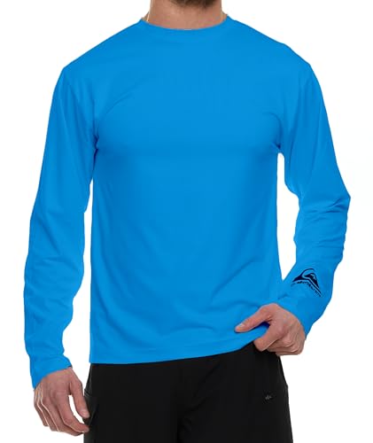 Quiksilver Rash Guard for Men UPF 50+ Big and Tall Swim Long & Short Sleeve Shirt