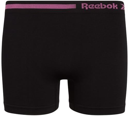 Reebok Girls Bike Shorts - 4 Pack Stretch Performance Dance Cartwheel Shorts for Girls - Seamless Underwear Shorties (6-16)4