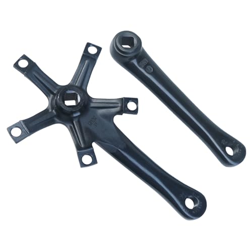 Obotsnoi アルミニウム合金クランクセット 万能マウンテンバイク クランクセット 自転車 クランクアーム 長距離サイクリング用 高強度クランクアーム