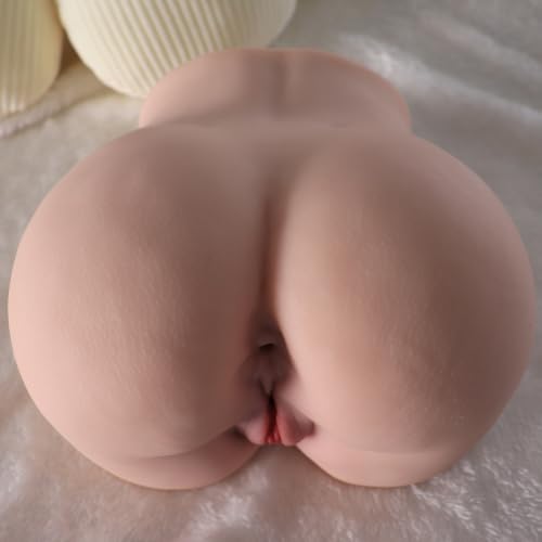 Image of 7.3 LB Sex Doll Male Sex Toys for Men, Pocket Pussies Male Masturbator Realistic Female Adult Toy Torso Butt Stroker Ass with Tight Viginal and Anal Channel