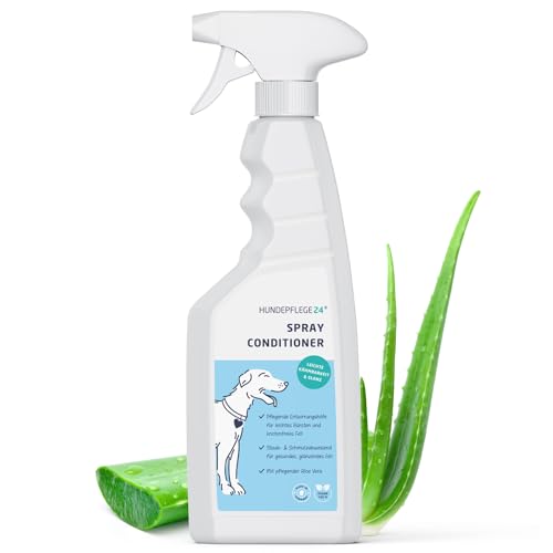 HUNDEPFLEGE24 Hunde Conditioner Pflegespray für effektive Entfilzung, leichte Kämmbarkeit & Sanfte Fellpflege Hund & Katze - Pflege Kämmhilfe & Entfilzungsspray Hunde Langhaar & Kurzhaar 500ml