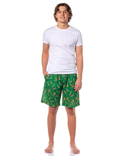 Teenage Ninja Turtles Lounge Shorts Men's Cowabunga Sleep Pajama Bottoms for Adults2