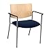 Evolve Big and Tall Guest Chair Seat Finish: Burgundy, Frame Finish: Natural