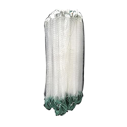 A/F Fishing Nets,Professional Floating Net Hand Throwing Net Saltwater Fishing Net Monofilament Fishing Cast Net Commercial Fish Netting Fishing Enthusiast Tool for Bait Trap Fish Green White (26ft) A/F Fishing Nets,Professional Floating Net Hand Throwing Net Saltwater Fishing Net Monofilament Fishing Cast Net Commercial Fish Netting Fishing Enthusiast Tool for Bait Trap Fish Green White (26ft)