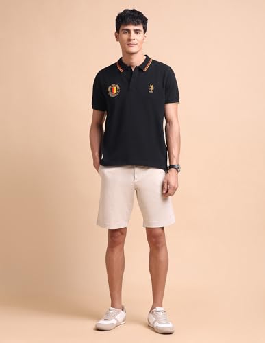 Image of U.s.Polo Association Men's Slim fit Iconic Number Polo Shirt