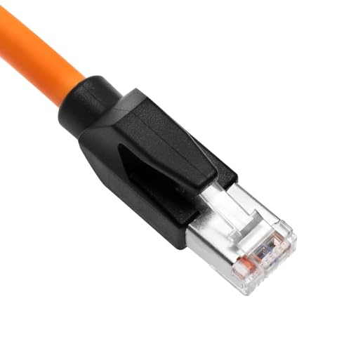 Cable RJ45 Cat 6a Ethernet 15 m Alta Velocidad Naranja miniatura 2