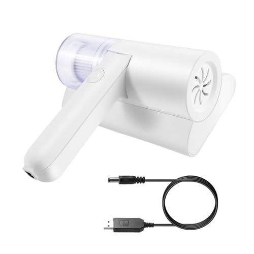 iFutniew Aspirapolvere per allergeni con battitura, aspirapolvere portatile W/rimuove gli acari della polvere, polline per materassi/cuscini/panno