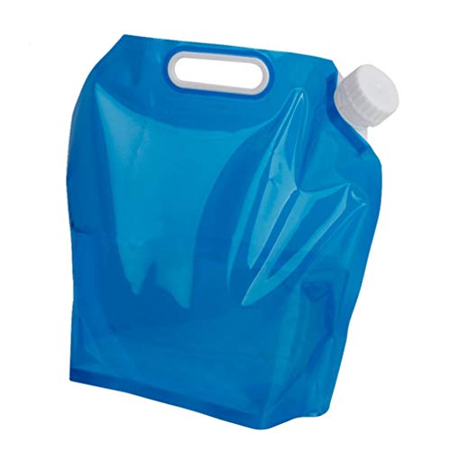 PIXNOR Saco de água dobrável de 10 l, recipiente de água potável PE, bolsa de alta capacidade com al