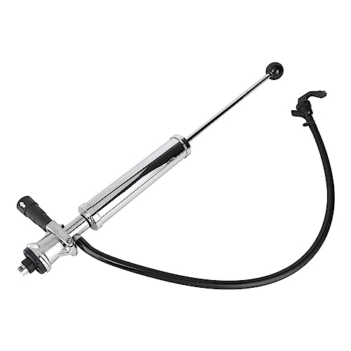 Bier-Partypumpe, Picknick-Fasshahn, 8-Zoll-Hochleistungs-Party-Picknick-Bierpumpe, Fassbier-Fasshahn, Edelstahl-Chrompumpe Mit Zusätzlicher Picknick-Bierleitung Zum Heimbrauen