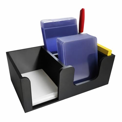 Safeguard TCG Solutions Toploader Dispenser Penny Sleeve Holder - Shipping Station Card Sorting Caddy (Pro)