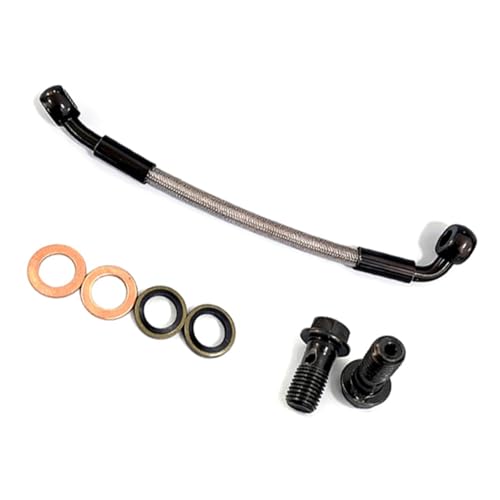 Flexibles de frein tressés M10 durite moto haute performance 200cm